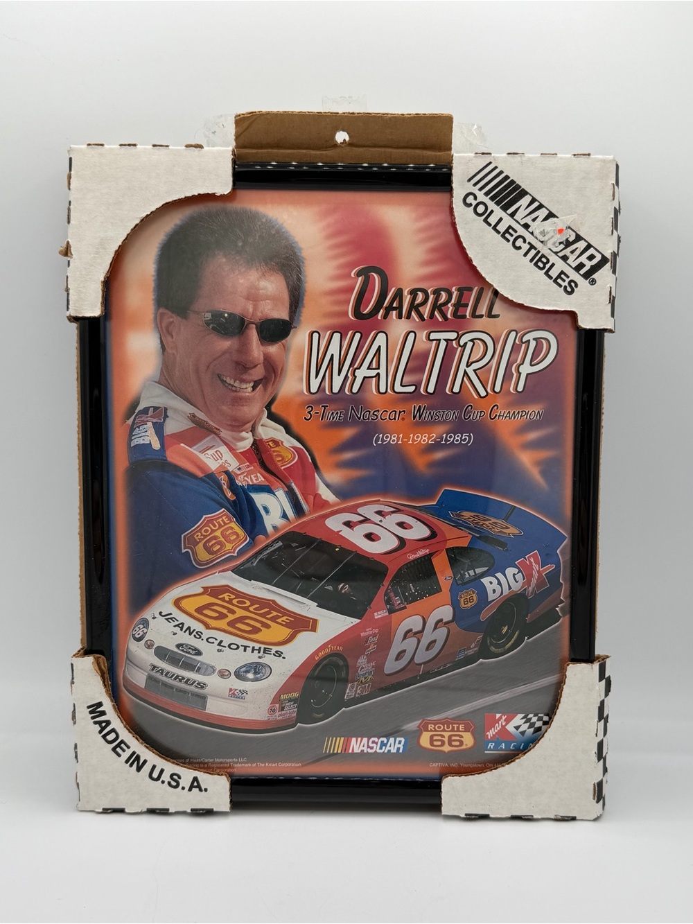 Darrell Waltrip Route 66 Red/Blue Racing Wall Decor by